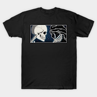 Skeleton love galaxy girl T-Shirt
